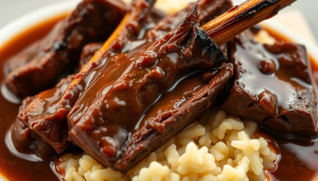 A close-up view of a plate of tender, juicy beef tips, cooked to perfection and served with a rich, velvety gravy. The beef is seared to a golden-brown crust, revealing a succulent, medium-rare interior. The gravy glistens with a deep, savory flavor, complementing the tender meat. The dish is arranged artfully, with the beef tips nestled atop a bed of fluffy white rice or mashed potatoes. The lighting is soft and warm, creating a cozy, homemade atmosphere. The angle is slightly elevated, showcasing the dish's delectable presentation. The overall mood is inviting and mouthwatering, capturing the essence of a classic, comforting beef tips recipe. A close-up view of a plate of tender, juicy beef tips, cooked to perfection and served with a rich, velvety gravy. The beef is seared to a golden-brown crust, revealing a succulent, medium-rare interior. The gravy glistens with a deep, savory flavor, complementing the tender meat. The dish is arranged artfully, with the beef tips nestled atop a bed of fluffy white rice or mashed potatoes. The lighting is soft and warm, creating a cozy, homemade atmosphere. The angle is slightly elevated, showcasing the dish's delectable presentation. The overall mood is inviting and mouthwatering, capturing the essence of a classic, comforting beef tips recipe.