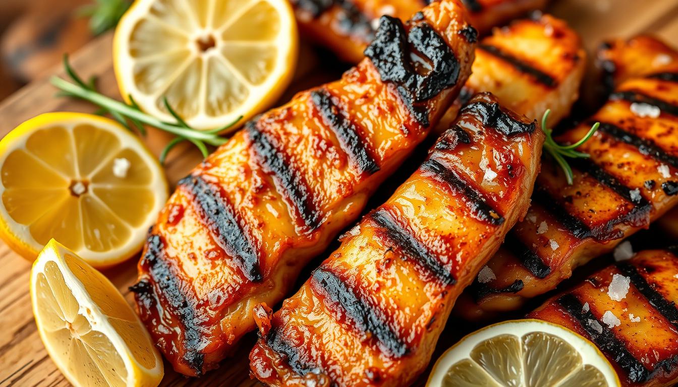 grilled chicken strips