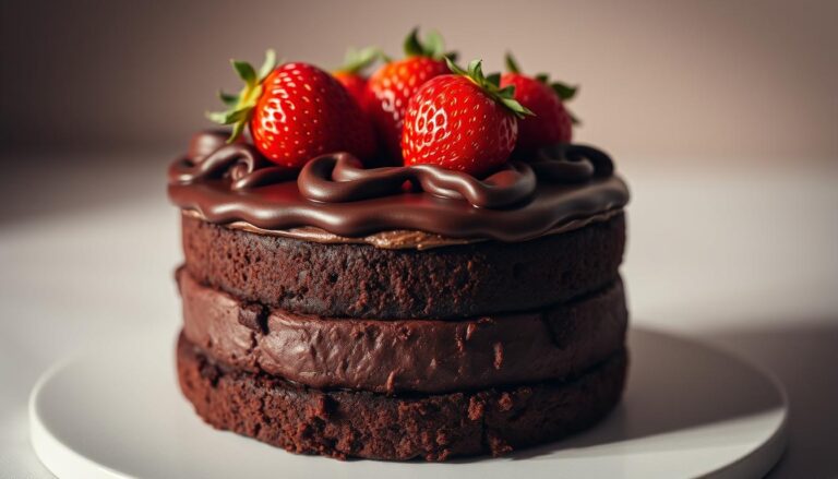 chocolate strawberry cake