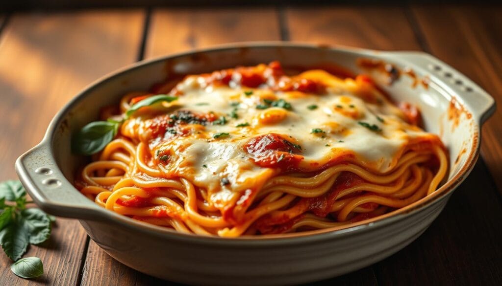 A luscious lasagna dish with creamy ricotta cheese, resting on a rustic wooden table. The layers of pasta are cooked al dente, intertwined with a rich tomato sauce and fragrant herbs. The ricotta cheese has a soft, pillowy texture, gently nestled between the noodles. Warm, golden light cascades over the scene, creating a cozy, inviting atmosphere. The lasagna is presented in a classic baking dish, its edges slightly crisp and caramelized. The aroma of garlic, basil, and melted cheese wafts through the air, tempting the senses. This image captures the essence of quality ingredients coming together to create a comforting, homemade lasagna. A luscious lasagna dish with creamy ricotta cheese, resting on a rustic wooden table. The layers of pasta are cooked al dente, intertwined with a rich tomato sauce and fragrant herbs. The ricotta cheese has a soft, pillowy texture, gently nestled between the noodles. Warm, golden light cascades over the scene, creating a cozy, inviting atmosphere. The lasagna is presented in a classic baking dish, its edges slightly crisp and caramelized. The aroma of garlic, basil, and melted cheese wafts through the air, tempting the senses. This image captures the essence of quality ingredients coming together to create a comforting, homemade lasagna.