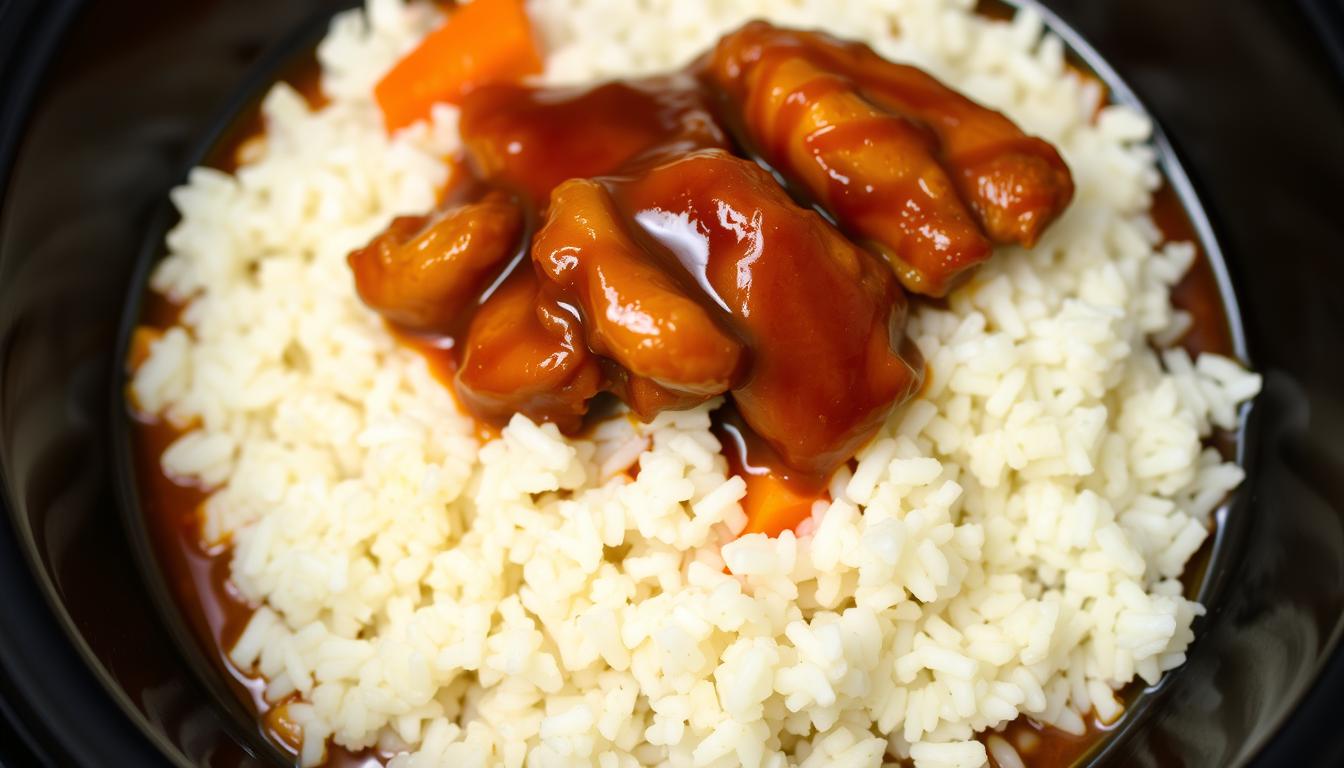Crock-Pot Teriyaki Chicken & Rice