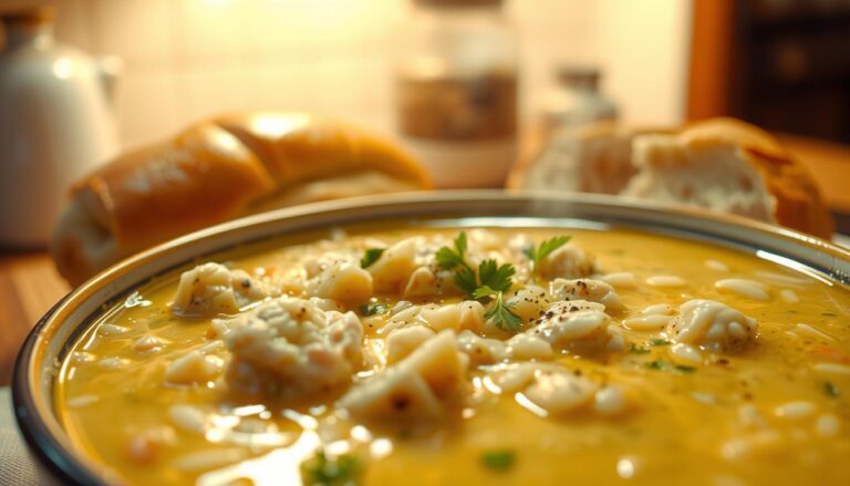creamy chicken and rice soup